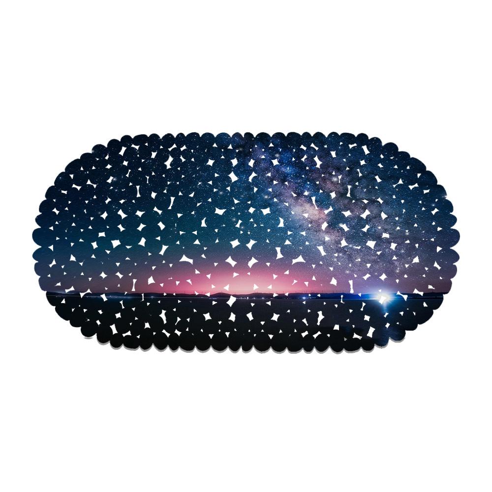 Beautiful Night Sky Picture Balcony Bathroom Mat Hydrophobic Non-Slip Door Mat Swimming Pool Public Places Non-Slip Floor Mat