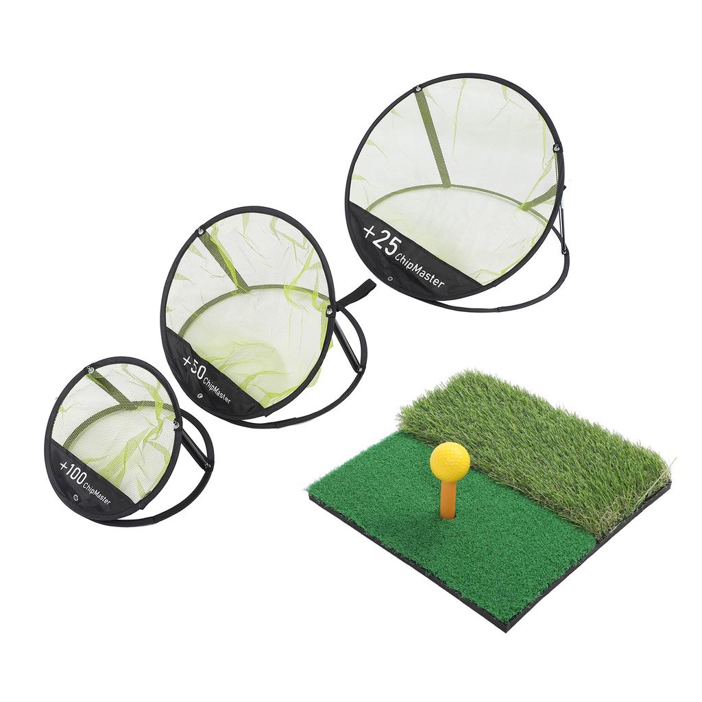Golf Chipping Netz Polyester Netz Verstellbare Stange Bälle Matte Golf Ziel Übungsnetz für Erwachsene K