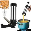 Churrera Churro Maker Maschine Edelstahl DIY Kuchen Creme Dekor Herstellungsmaschine Düsen Form Keksbäcker Küchenbackwerkzeug