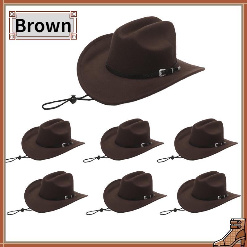 3-24PCS Cowboy Hats Wedding Western Cowboy Hats Party Bachelorette Cowgirls Hats with Shapeable Wide Brim for Party Guests Gifts