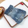 Stylish Denim Shirt with Lapel Neck and Button Down Design for Small Dogs and Cats - Adorable Pet Clothes for Your Pup