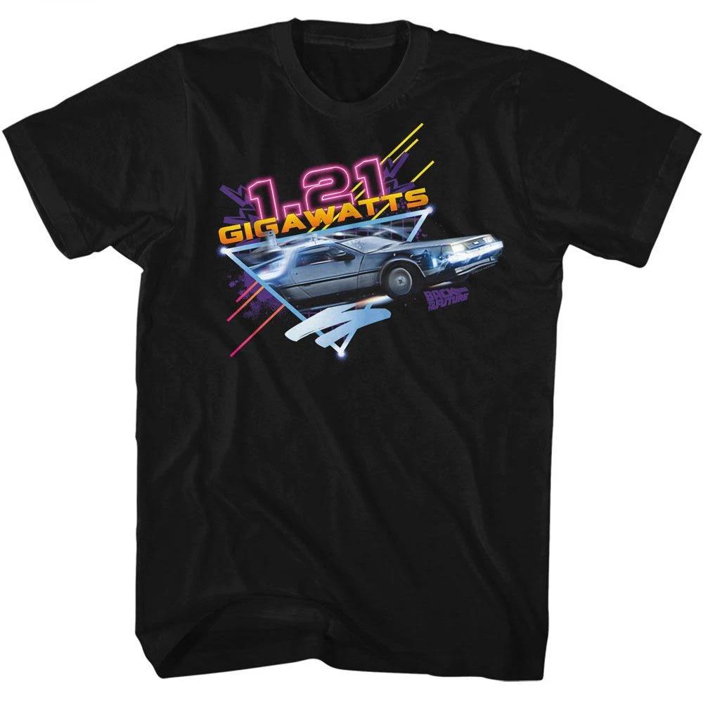 Back to the Future Neon Gigawatts Movies Shirt 160