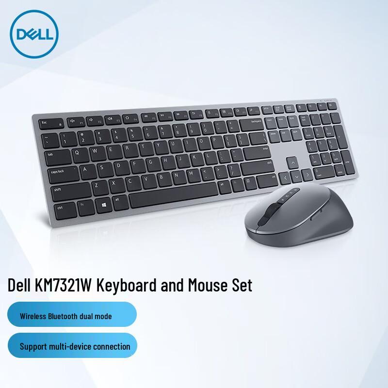 Dell KM7321 Multi-Device Wireless Keyboard and Mouse Combo