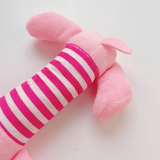 Plüschtier Hundespielzeug Quietschendes Schwein Ente Elefant Hundekauspielzeug Süßes Stofftier Zahnungsspielzeug für Hunde Welpen Beißspielzeug Tauziehen