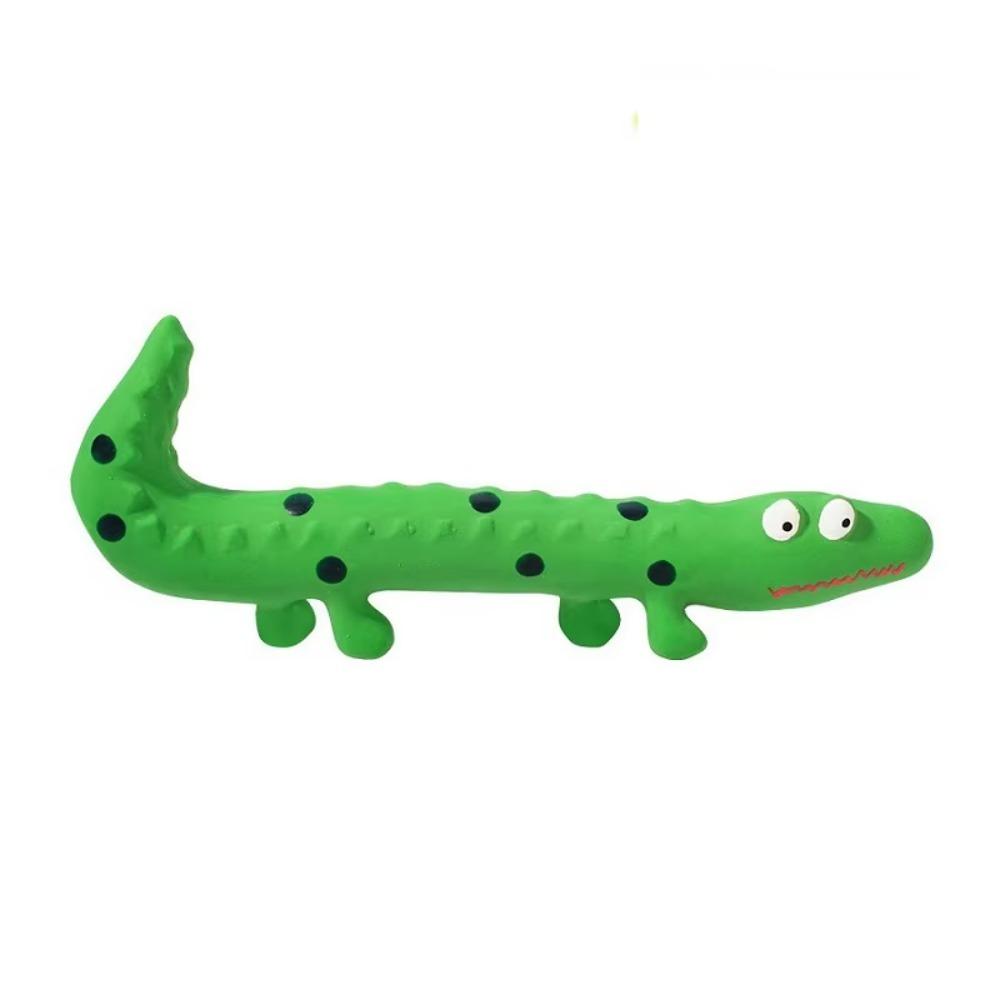 New Latex Dog Chew Toy Interactive Lizard Sounding Training Toy Grinding Teeth Squeaky Pet Toys Small Medium Dogs