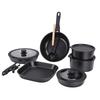 Pots and Pans Set with Detachable Handle Aluminum Nonstick Induction Cookware Set for Kitchen Cooking Dishwasher Safe