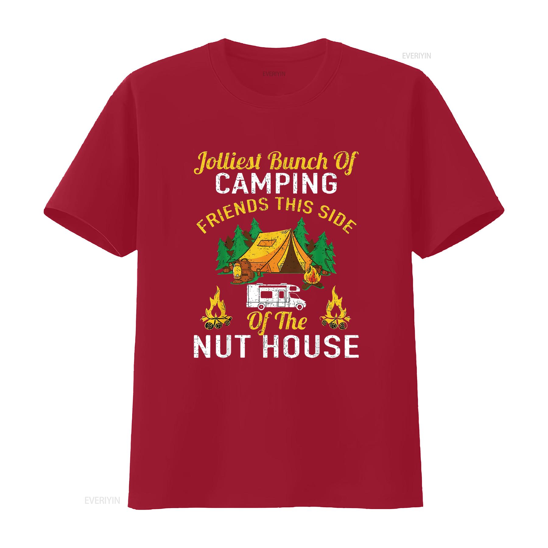 

Womens Best Camping Friends T Shirt Black vintage Washed Stretched Unisex Stylish Slightly fashion Soft Casual Breathable S