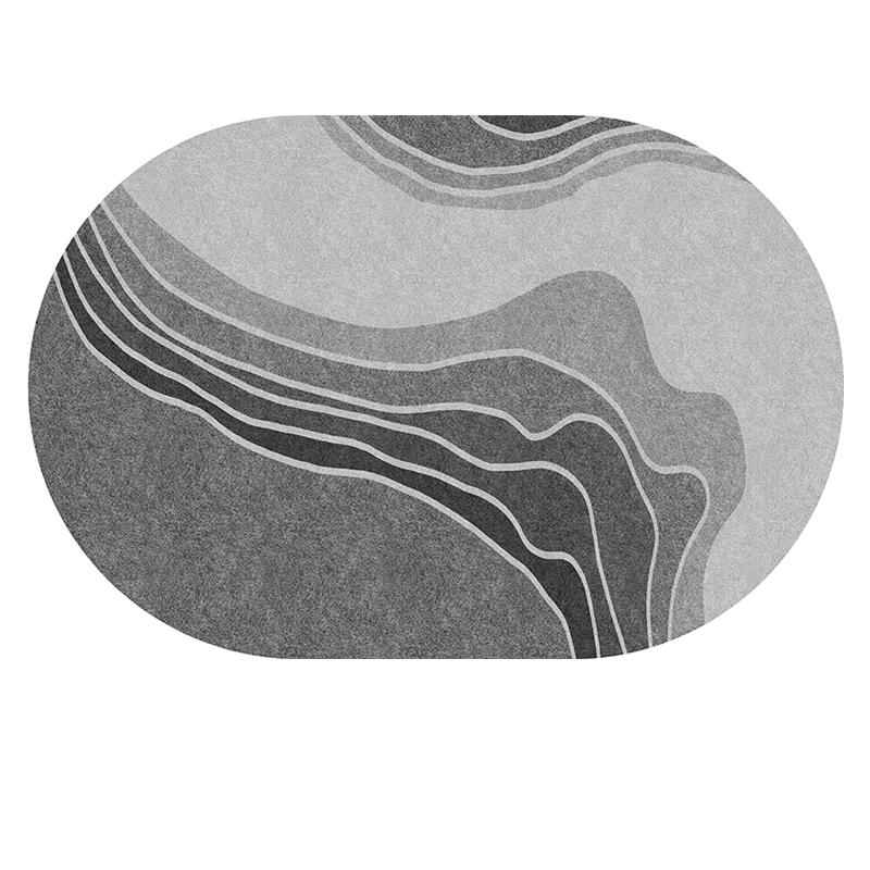 Modern Oval Rugs Room Decoration Teenager Carpets Home Decor Floor Mat Large Area Carpet In Living Room Non-slip Lounge Rug