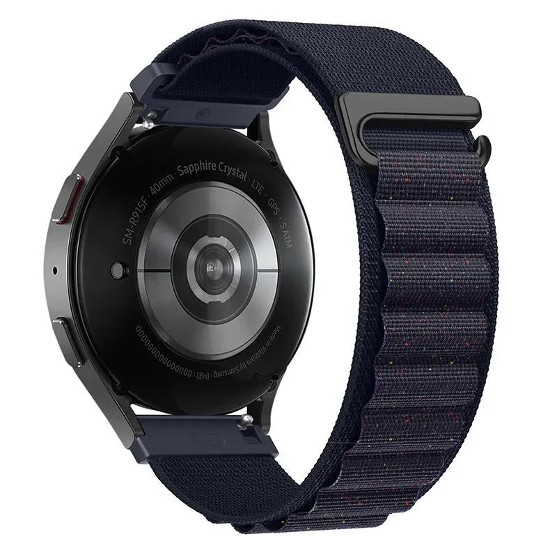 22mm 20mm Alpine Loop Armband für Huawei Watch GT6 Pro/GT6/GT5/GT4 Armband für Samsung Galaxy 7 6 Classic 5 4 Nylon Uhrenarmband