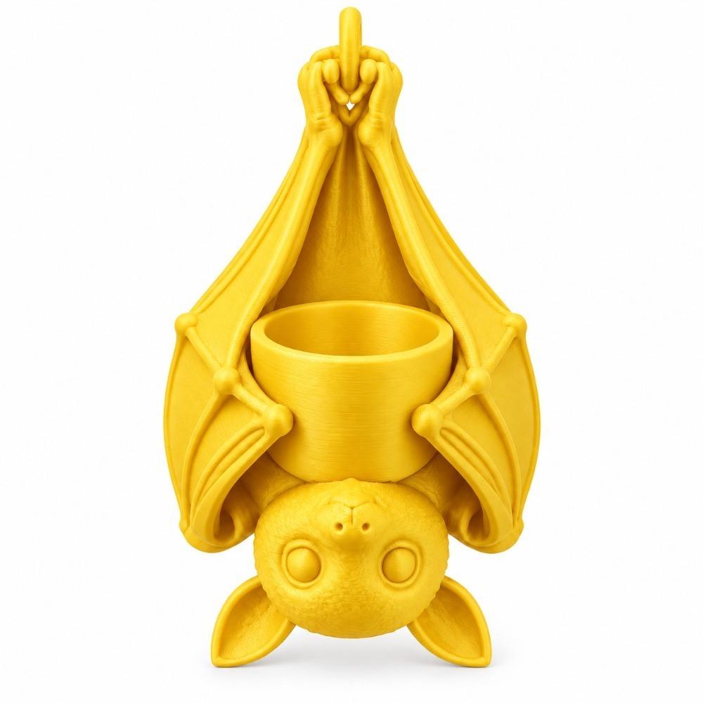 3D Printed Upside Down Bat Hanging Planter Plastic Animal Succulent Planter Halloween Party