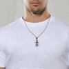 Necklace Dog Tag Pendant Ancient Egypt Egyptian Symbol Ankh Eternal Life Cross Key Life Amulet Talisman Protect Health Jewelry Charming Accessories