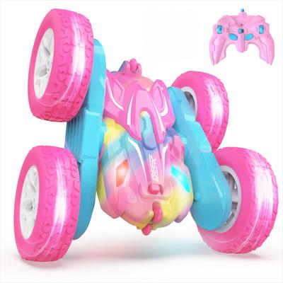 DEERC Remote Control Car for Kids Stunt 360 Degree 2 Cars 40 Minutes Run Wireless for Elementary and Junior High School Birthday Kindergarten