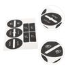 Cars Button Repair Stickers For Mk5 04/05/06/07/08 Center Console AC Climate Control Buttons Worn Repair Kits Decals Stickers