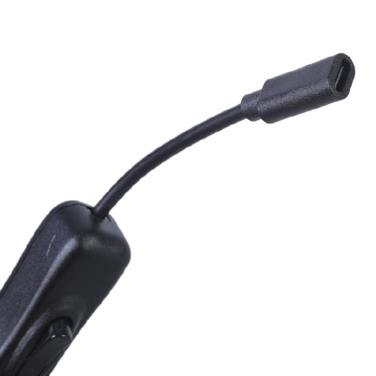 USB Type C Extension Cable 480Mbps Transmission Speed Female Port Extender Cord Data Transfer Line with Power Switches