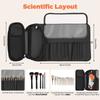 Portable Makeup Storage Bag Large Capacity Travel Cosmetic Bag Brushes Holder Waterproof Toiletry Bag for Women Girls