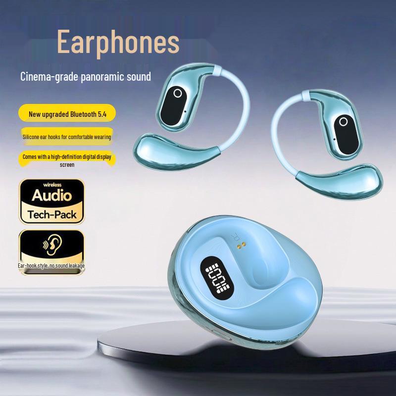 XG99 Bone Conduction Wireless Earphones - Clip-On, In-Ear, Long Battery Life, High-Fidelity Sound, Perfect for Sports and Running.