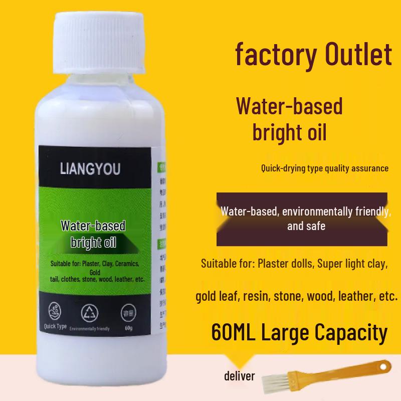 Большой прозрачный лак-герметик на водной основе, глянцевый и матовый, для гидроизоляции картин, выполненных штукатуркой и глиной