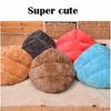 New Cat and Dog Triangle Pet Nest Winter Thickened and Warm Pet Mat Mongolian Yurt Fury Half Closed Sleeping Pet Rest Supplies