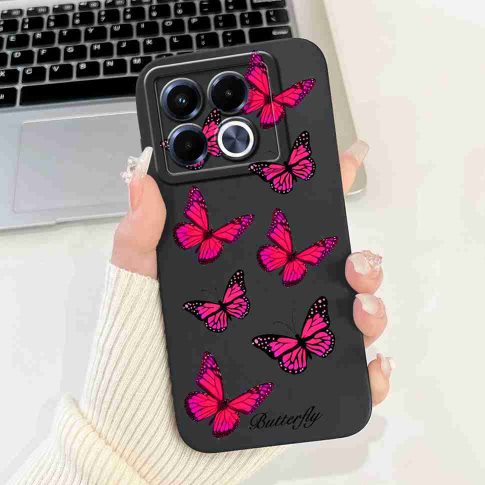 For Infinix Note 40 40X 5G Casing Lucky Girl Soft Silicone Case For Infinix Note 40 X  Note40 40X Pro 40Pro 5G Back Covers