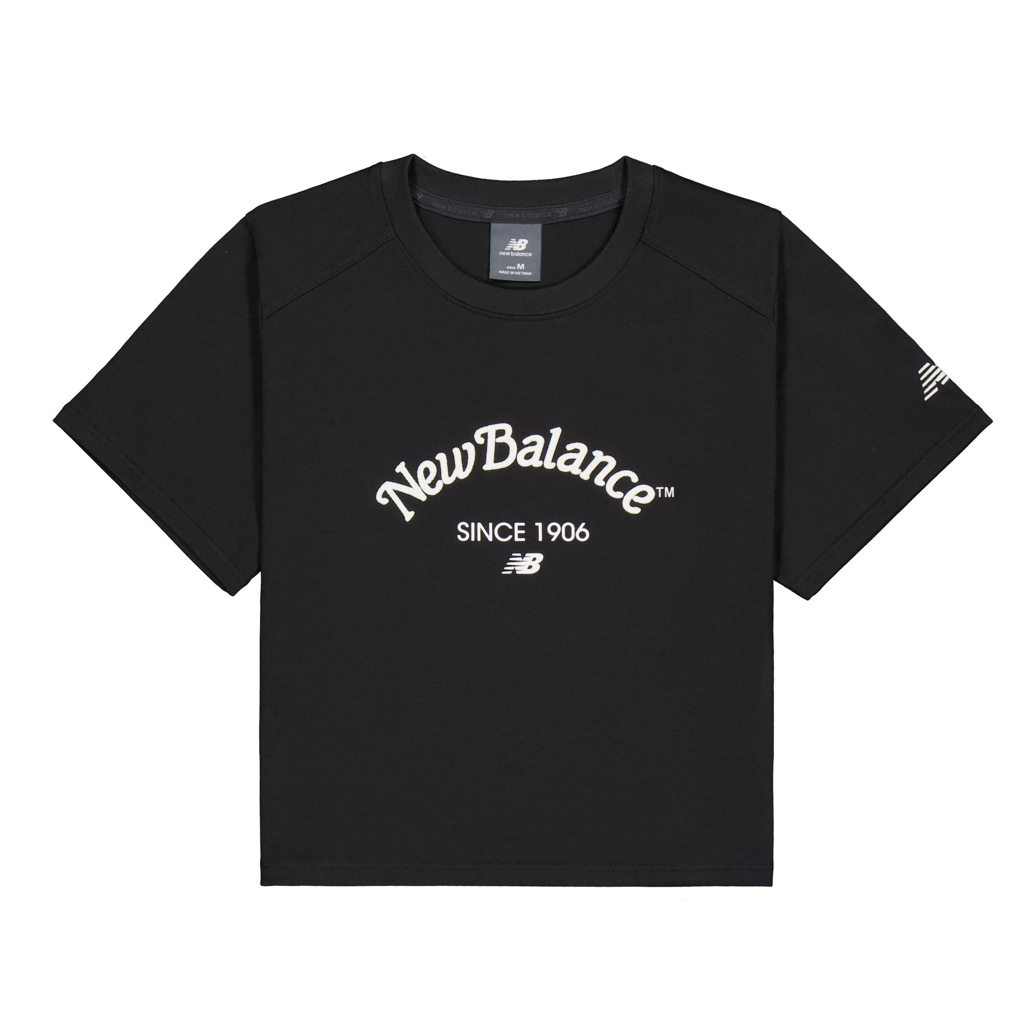 New Balance T Shirts Men s DKG Crew Neck NEF22092-DKG M