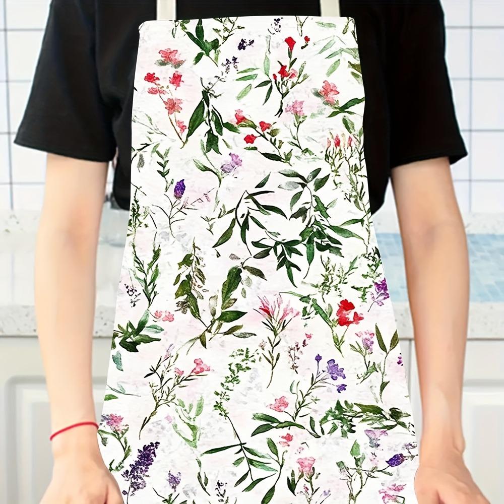 1 pièce Grande couleur unie Fond Motif Cœur Romantique Tablier, Décoration Maison Vêtement de Cuisine, Sans Manches Durable Lavable Unisexe Tablier de Cuisine,