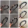 Wavy Star Headband Korean Style Butterfly Hair Band Retro Rhinestone Hair Hoop  Jewelry