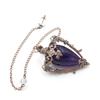 Healing Natural Stone Crystal Pendulums for Divination Black Obsidian Pendant Quartz Pendulum Dowsing Spiritual Pendulos X202