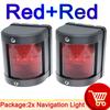 AD 1/2Pcs Red Green Navigation Light For Marine Boat Yacht Motorboat Fishing LED Lights Waterproof Side Marker Signal Lamp
