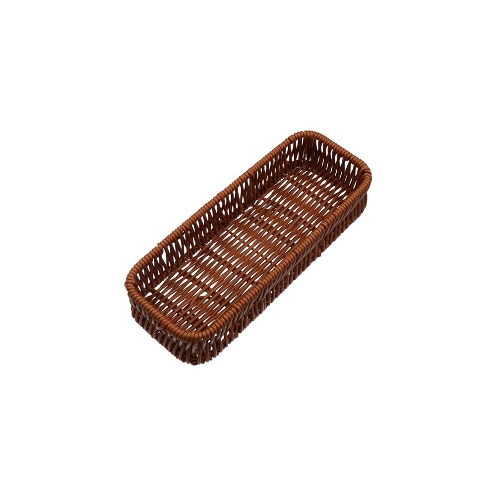 Colorful Faux Wicker Bread Tray Household Tabletop Fruit Container  Kitchen Supplies
