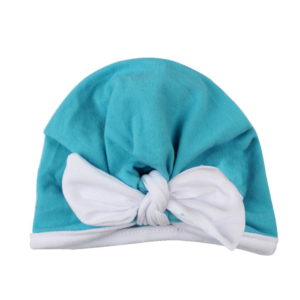Newborn  Cap Cute Rabbit Ears Bowknot Cotton Beanie Hat Cap