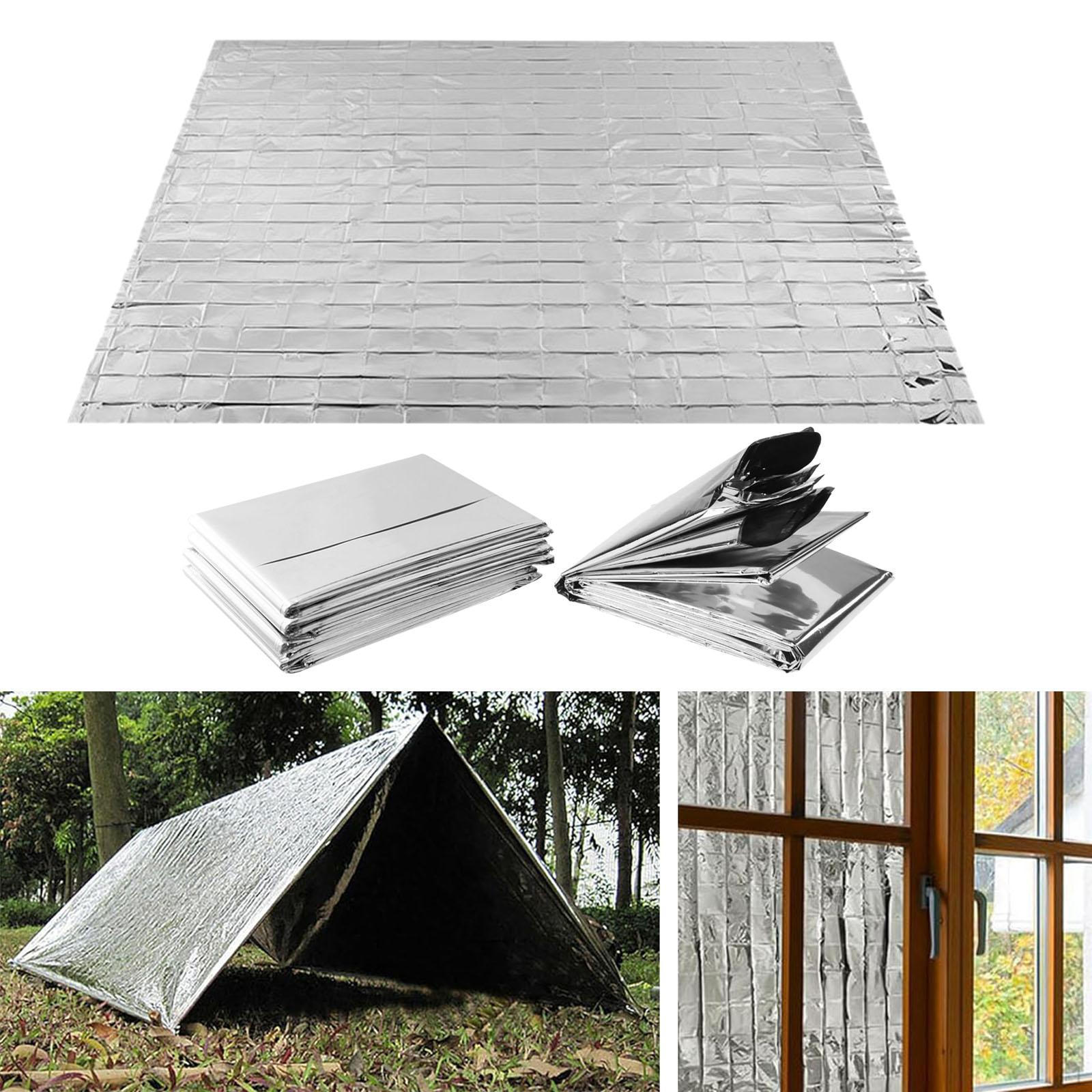 

6 шт. Майларовое тепловое одеяло, аварийные одеяла, компактное пространство для выживания 130x210cm