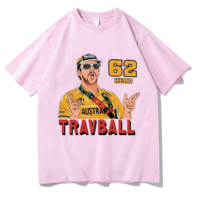 Travball Travis Head I Love Head TShirt Hip Hop Unisex T Shirts Unisex Cotton O Neck Oversized Clothes Aesthetic Short Sleeve Tops