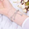 Women Bracelet Chains Bangle Simple Decor Girlfriend Jewelry for Dating Birthday Party Present Jewelries Decorations