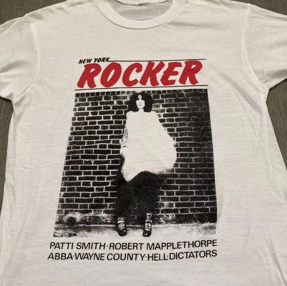 Patti Smith Shirt Patti Smith Cotton White Unisex T-shirt S5XL VN1495 XL