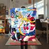 Japanese anime cute cartoon theme Sailor Moon Tsukino Usagi blanket suitable for home beds, sofa covers, office nap, outdoor warm blankets O14