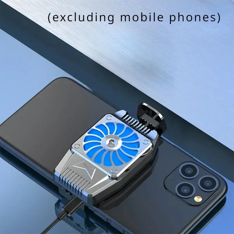 

Перезаряжаемый вентилятор для охлаждения телефона - Быстрая физическая жидкостная система охлаждения с радиатором для мобильных устройств серебряный