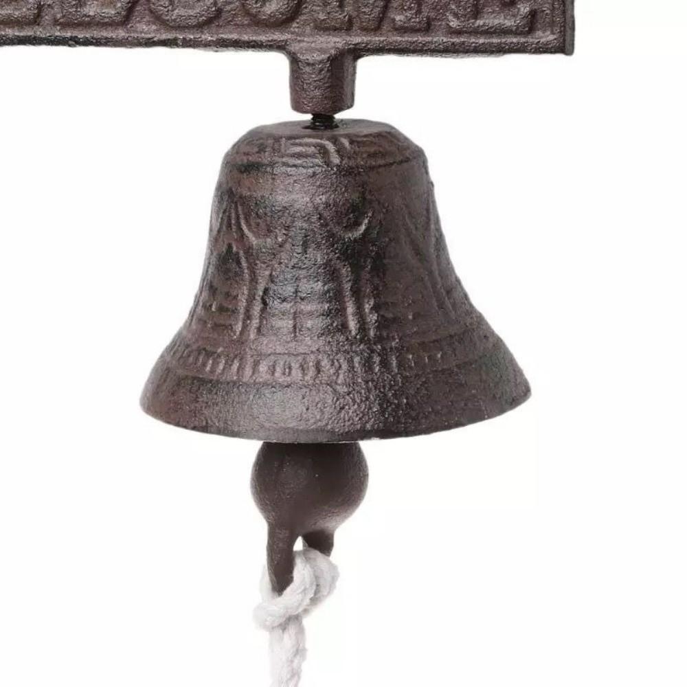 Weatherproof Cast Iron Door Bell Metal Wall Mounted Bell Vintage Doorbell  Garden Decor