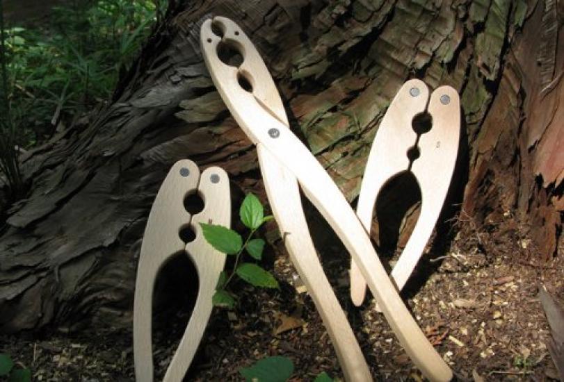 Nail Massage Tool Made from Domestic Thinned Wood for Nail (medium Size) [Tool Massage]
