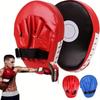 2Pcs Tear Resistance Curved Boxing Hand Target Thickened Karate Kick Pads  Muay Thai Training