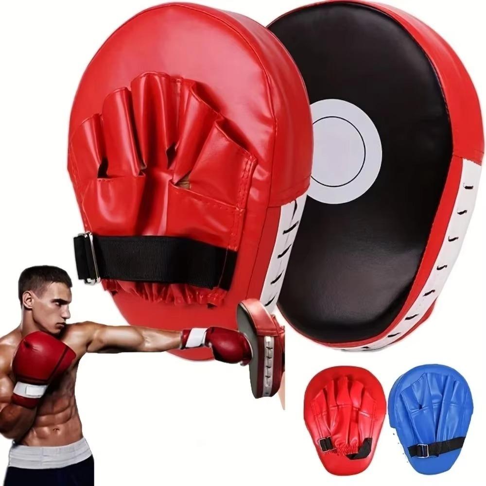 2Pcs Tear Resistance Curved Boxing Hand Target Thickened Karate Kick Pads Muay Thai Training