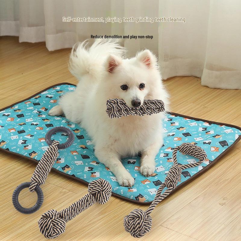 Durable Woven Cotton Rope Chew Toy for Large Dogs