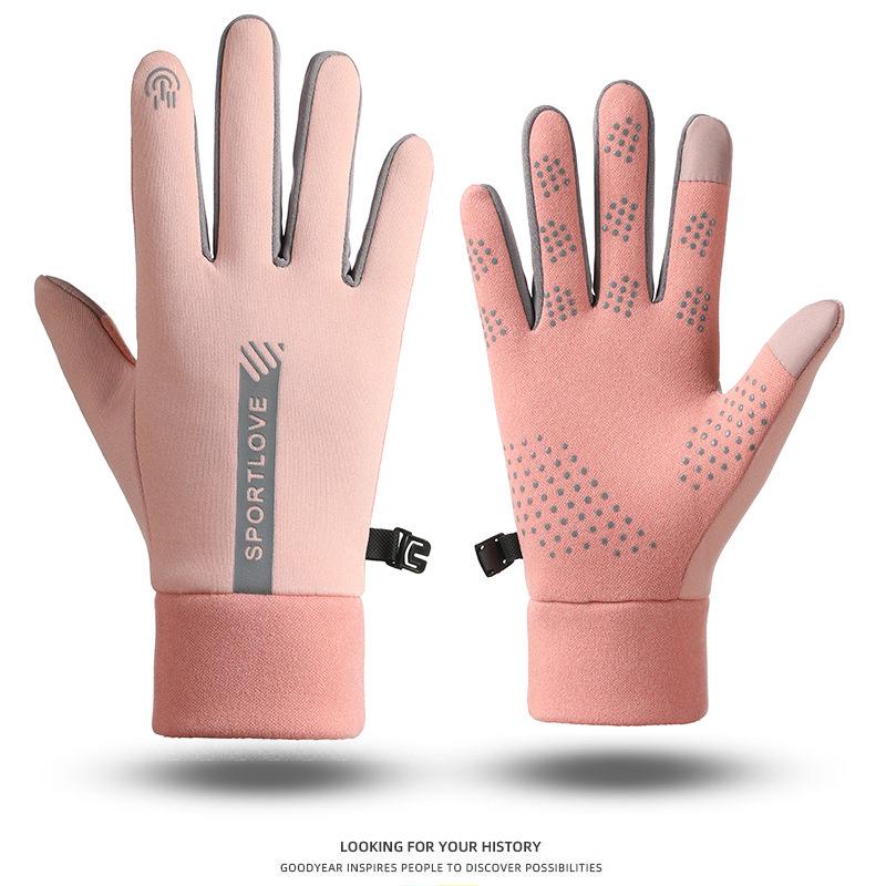 Windproof Waterproof Fleece-Lined Winter Gloves for Men & Women – Touchscreen Sports Gloves for Cycling, Skiing & Cold Weather