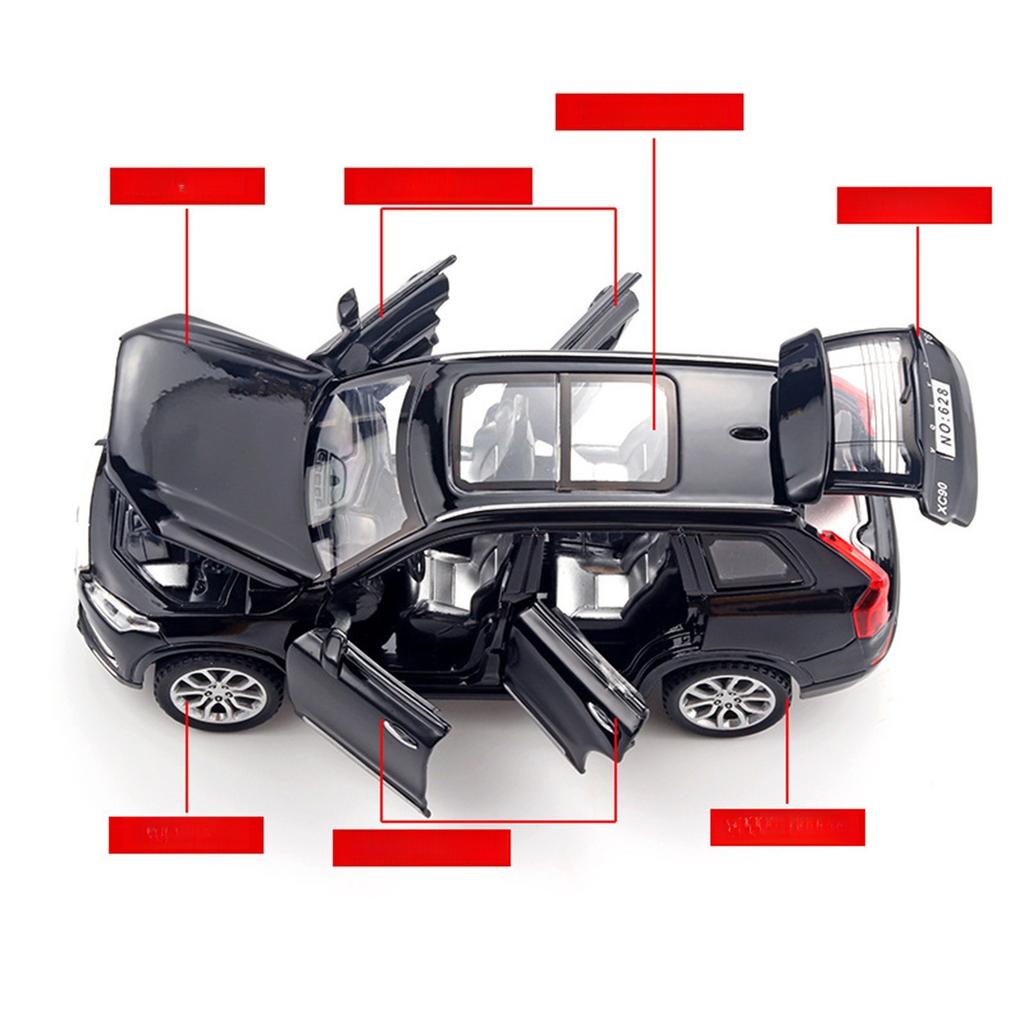 1:32 VOLVOs XC90 SUV Alloy Car Diecasts & Toy Vehicles Toy Car Metal Collection Model car Model High Simulation Toys For Kids