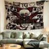 Tokyo Ghoul Wall Tapestry Aesthetic Wall Hanging Printed Fabric Blanket Decorative Tapestries For Bedroom Living Room Home Decor