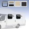 RV Window With Blackout Curtain 75° Opening Angle H500mm W500mm Cutout Push Out Window for RV Camper