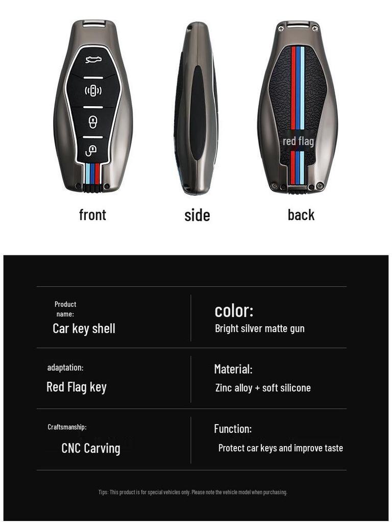 2023 Hongqi H5 & HQ9 Key Case Set: Complete Car Interior Accessories for Men and Women
