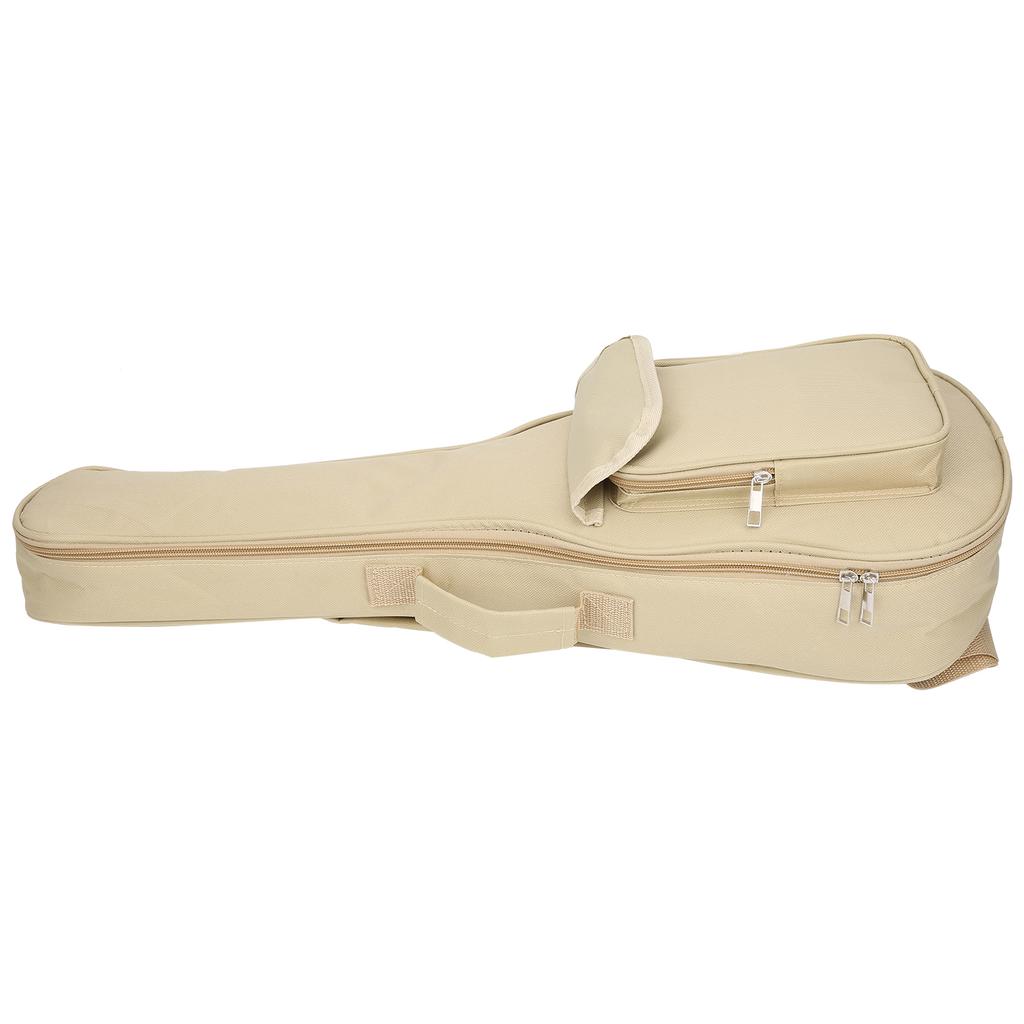 Ukulele Carry Bag Case Guitar Parts Musical Instrument Accessories Beige 24in IN?25
