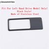 Car Head Light Lamp Switch Button Decoration Frame Cover Trim For Mazda CX-5 2017 - 2024 Stainless Steel Interior Accessoriess