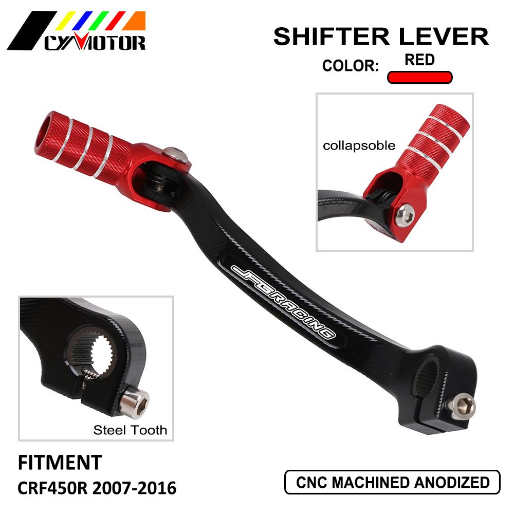 Motocycle CNC Foldbale Gear Shift Lever Shifter Pedal Brake Pedal For HONDA CRF450R CRF250R CRF 450R 250R 250 450 R 450RX 250RX