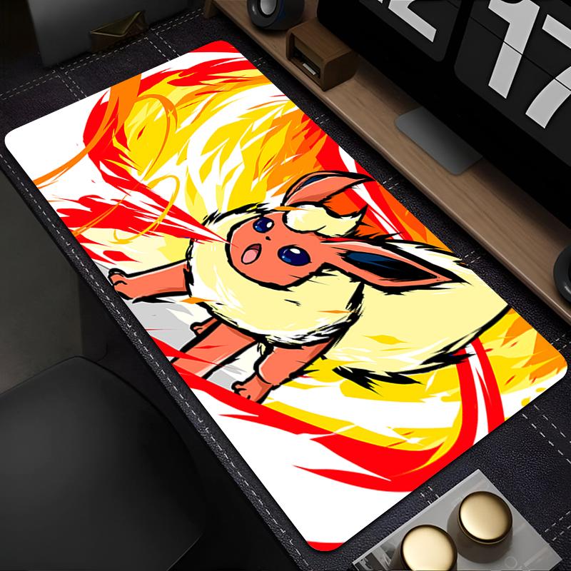Mouse Pad Pokemon NonSlip xcm Larger Speed Mini Pc Computer Keyboard Desk Mat Laptop Gaming Accessories Edge White Mousepad